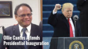 Olly Cantos attends Donald Trump Inauguration